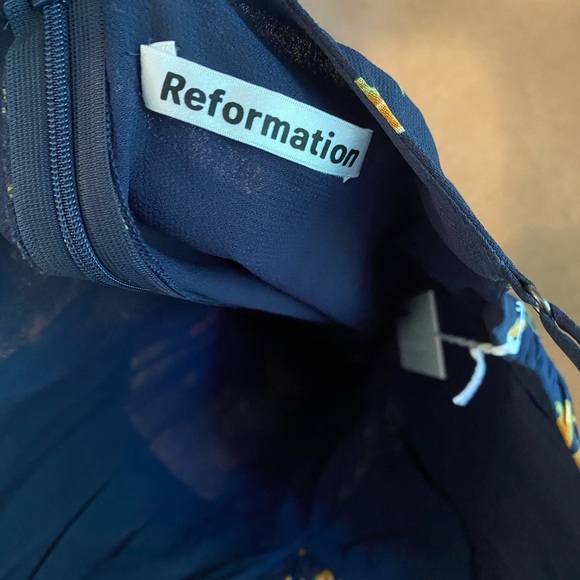 Reformation Fawn Floral Midi Dress Parma - Picture 10 of 11